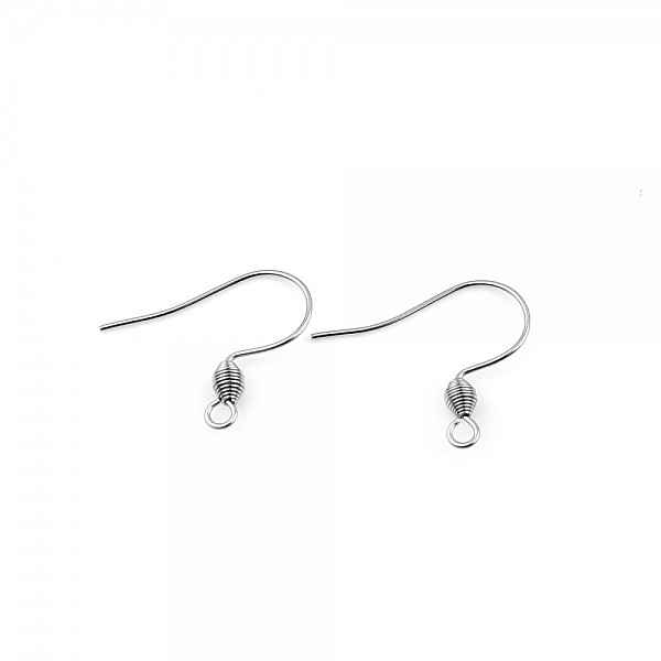 &Oslash;reringeholder i rustfrit st&aring;l krog N&deg;01-02 X 5 par