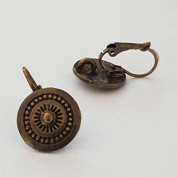 Dormeuse &oslash;reringe stander N&deg;116 x 1 par bronze