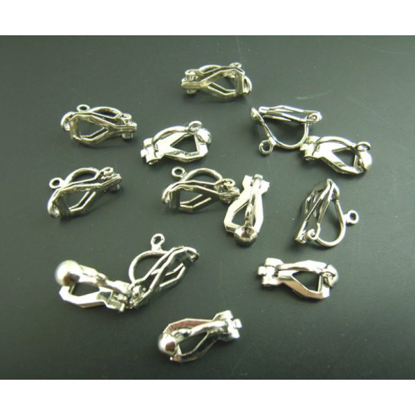 Support Boucle d'oreille Clip N&deg;05 x 10 Paires