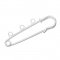 Brocheholder Sølv 3 ringe 50x15 mm N°002-par1 