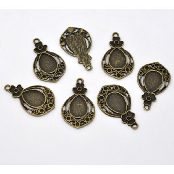 Cabochon Drop nr. 02 Bronze