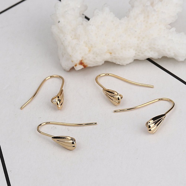 &Oslash;reringeholder N&deg;28 Forgyldt muslingekrog