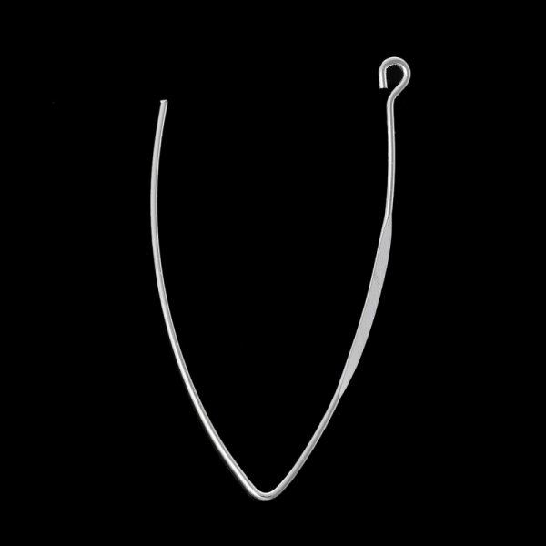 Support boucle d'oreille style Furcula Argent N&deg;01 x 20 paires