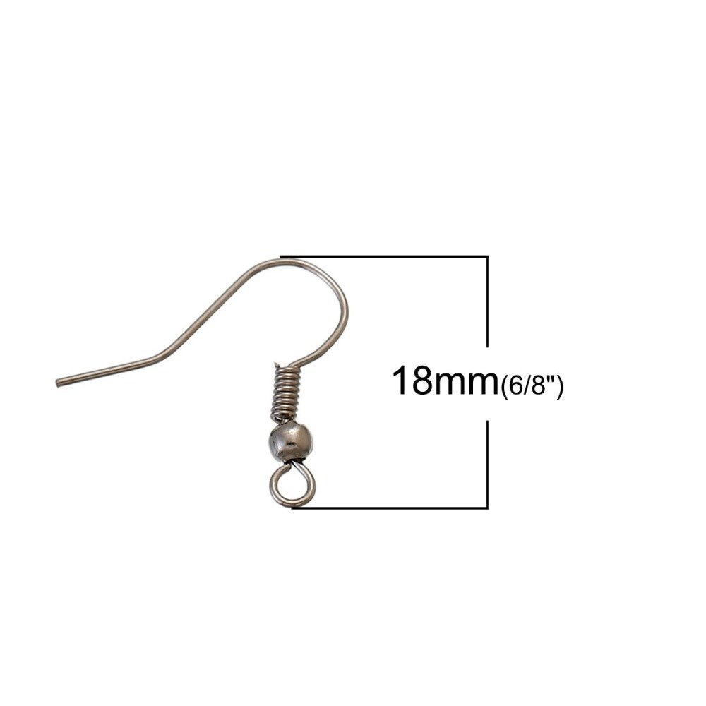 Øreringeholder Hook N°23 Blandet x 125 par.