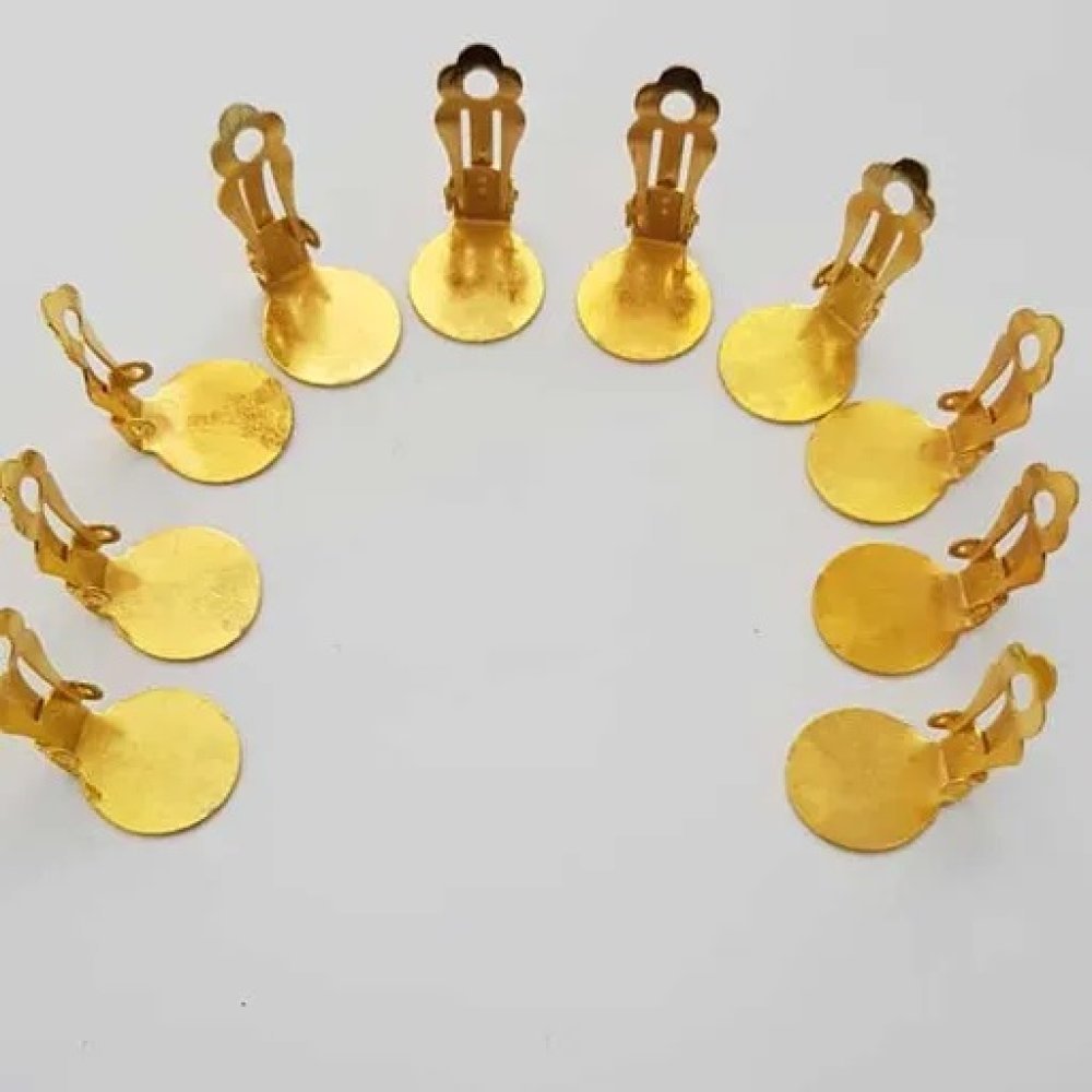 Øreringe Stands Clips Tray N°01 2. valg x 20 par guld