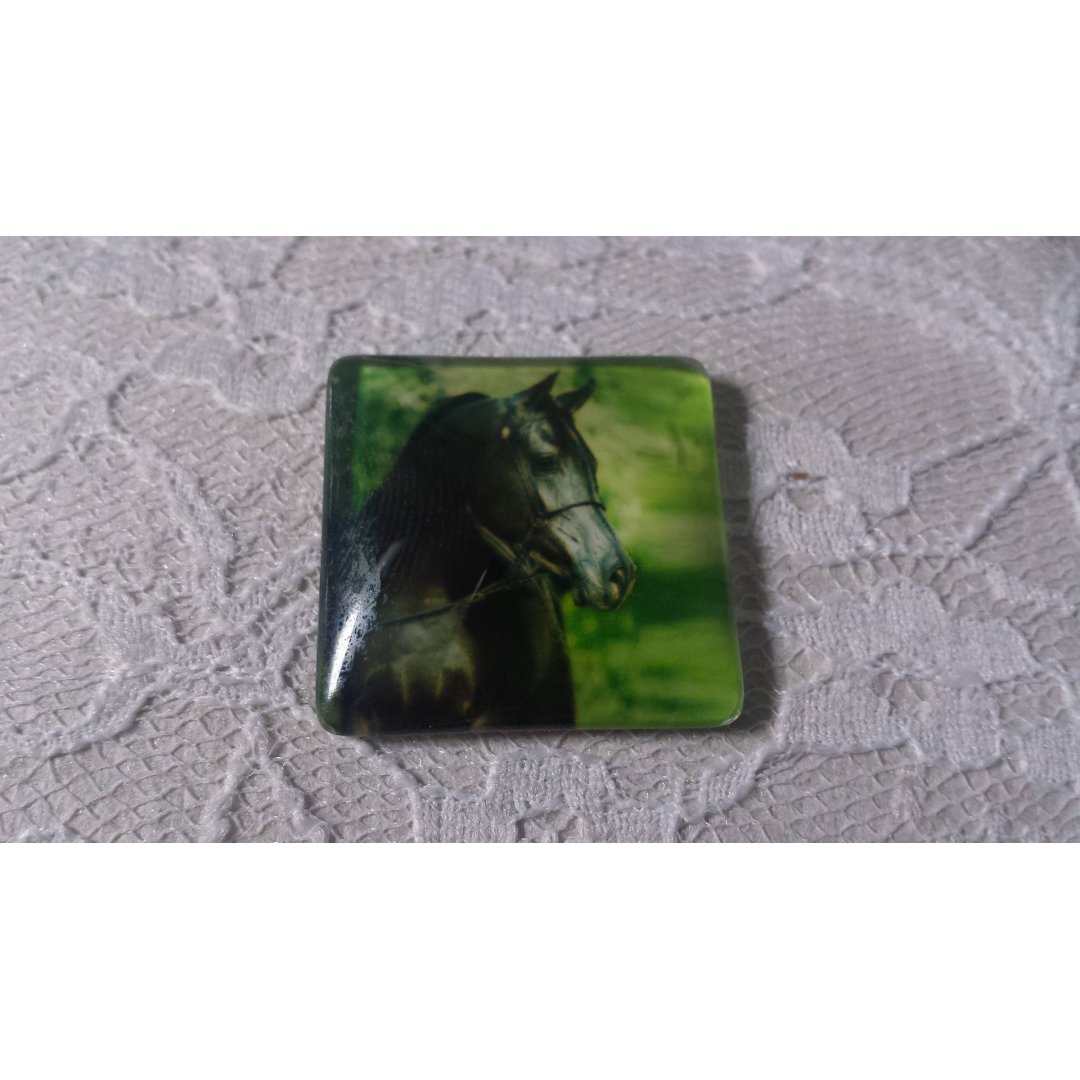 firkantet glas cabochon 30mm 023 