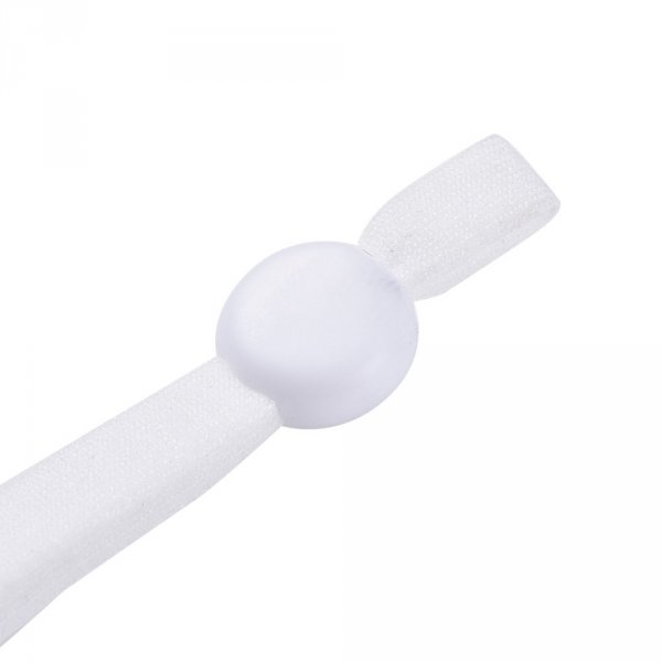 s&aelig;t 20 elastikb&aring;nd med hvid snor og justerbar sp&aelig;nde til maske....