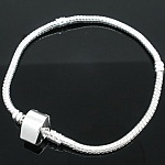 Europæisk slange kæde armbånd 3 mm magnetiseret fra 17 til 23 cm