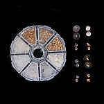 Parti på 400 blandede N°02-spidser (200 par) til øreringe.