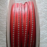 B-Corail læder 10 mm Swarovski strass pr. 20 cm