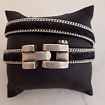 Zamak krogspænde til læder 10 mm