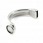 Halv armbånd i Zamak 12 mm x 03 mm