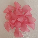 20 mørklilla Arum-blomster Små