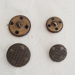 Knap nr. 18, 21 mm rund