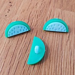 Knap fancy vandmelon mønster til børn nr. 11 medium blå