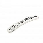 03 mm Zamak-stik N°02 Sølv