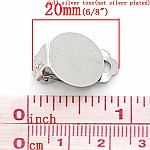 20 øreringe med clips i bakke N°01 x 10 par