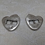 Lukkespænde 06 mm til fremstilling af læderarmbånd.