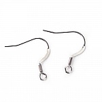 Øreringeholder Rustfrit stål krog N°06 x 1 par