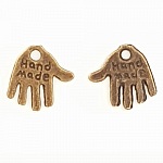 Hånd charm 'MADE HAND' N°01 Bronze