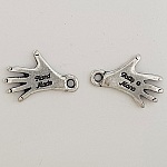 Hånd charme 'MADE HAND' N°03 Sølv