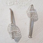 Spiralformet keglebæger N°12 Sølv.