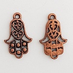 Hamsa hånd charme N°02 Bronze