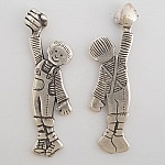 Børnecharmet N°41-01 Zamak (forsølvet)