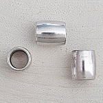 Sølv rørperle N°03