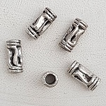 Sølv rørperle N°09