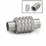 Magnetlås i rustfrit stål 05 mm sølv N°01