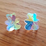 Bjørn vedhæng lavet af facetteret glas N°03-01