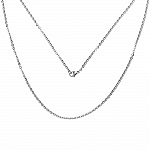 Halsbånd N°06-03 i rustfrit stål, 50 cm langt