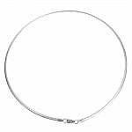 Halskæde N°10 i rustfrit stål rektangulært net af 45 cm