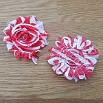 Flosset stof blomst nr. 62