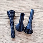 Spiralformet keglebæger N°03 X 2 P-farve N°04.