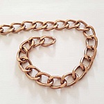 1 meter flad kæde N°01 18 x 12 mm