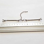 Europæisk stil ur Dial kæde armbånd med karabinlås 7 X 8,5 Cm