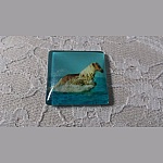 glas firkantet cabochon 30mm 022 