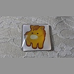 glas firkantet cabochon 30mm 011 