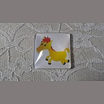 firkantet glas cabochon 30mm 005 