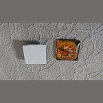 firkantet glas cabochon 25mm 036 