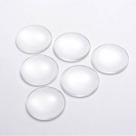 Cabochon Rund 40 mm klart glas R016-40