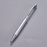 Perle udsmykning pen tomt rør til at tilpasse sølv sølv sølv x 1 stk.