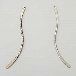 Bar buet metalstang sølv 1 ring N°02 sølv