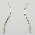 Bar buet metalstang sølv 1 ring N°03 sølv