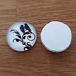 cabochon rond en verre 20mm divers 027