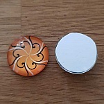 cabochon rond en verre 20mm divers 032