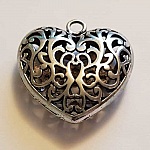Breloques Cœur N°43 Argent