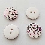 Bouton fantaisie à fleurs 18 mm N°10